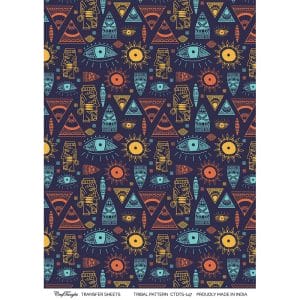 CrafTangles A4 Transfer It Sheets - Tribal Pattern