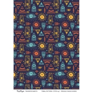 CrafTangles A4 Transfer It Sheets - Tribal Pattern