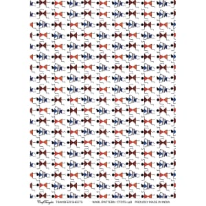 CrafTangles A4 Transfer It Sheets - Warli Pattern