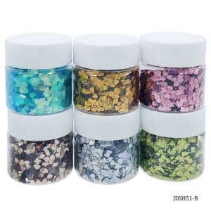 Craft Sequin Mixes (Set of 6) - Hearts - JDSH51-B