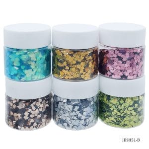 Craft Sequin Mixes (Set of 6) - Hearts - JDSH51-B