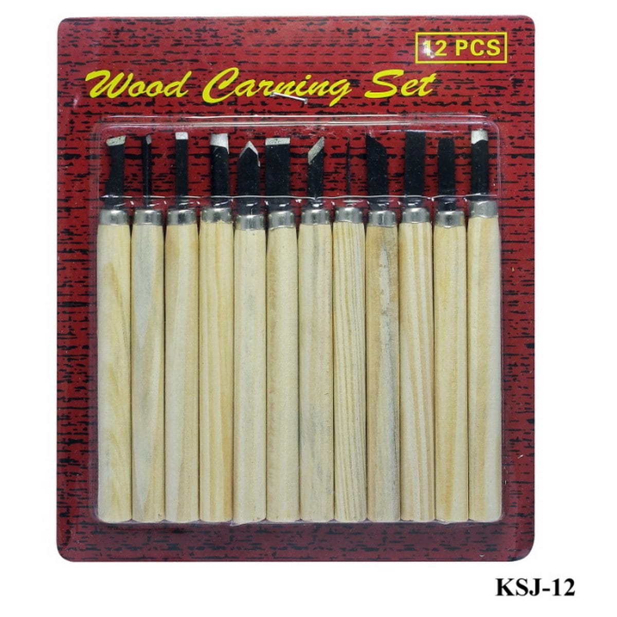 Wood Carving Set (12 pcs) (KSJ-12) KSJ 12 wood Carving tools Wood Carving Set (12 pcs) (KSJ-12)