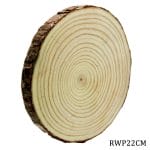 Natural Wooden Slices 22 cm - single piece