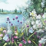 German Decoupage Napkins (5 pcs)  - Lake View