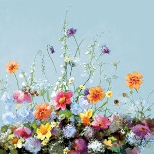 German Decoupage Napkins (5 pcs) - Summer Breeze Blue