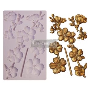 Prima Marketing Re-Design Mould 5" X 8" - Botanical Blossoms