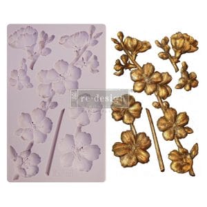 Prima Marketing Re-Design Mould 5" X 8" - Botanical Blossoms