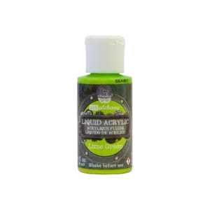 Prima Finnabair Art Alchemy Liquid Acrylic Paint 1 Fluid Ounce - Lime Green