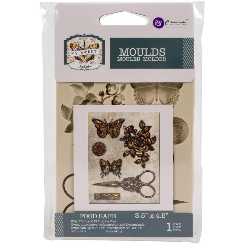 Prima Decor Moulds 3.5"X4.5" - My Sweet by Frank Garcia 997069 Prima Moulds Prima Decor Moulds 3.5"X4.5" - My Sweet by Frank Garcia