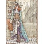 Stamperia Rice Paper A4 - Lady Vagabond