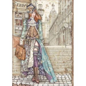 Stamperia Rice Paper A4 - Lady Vagabond