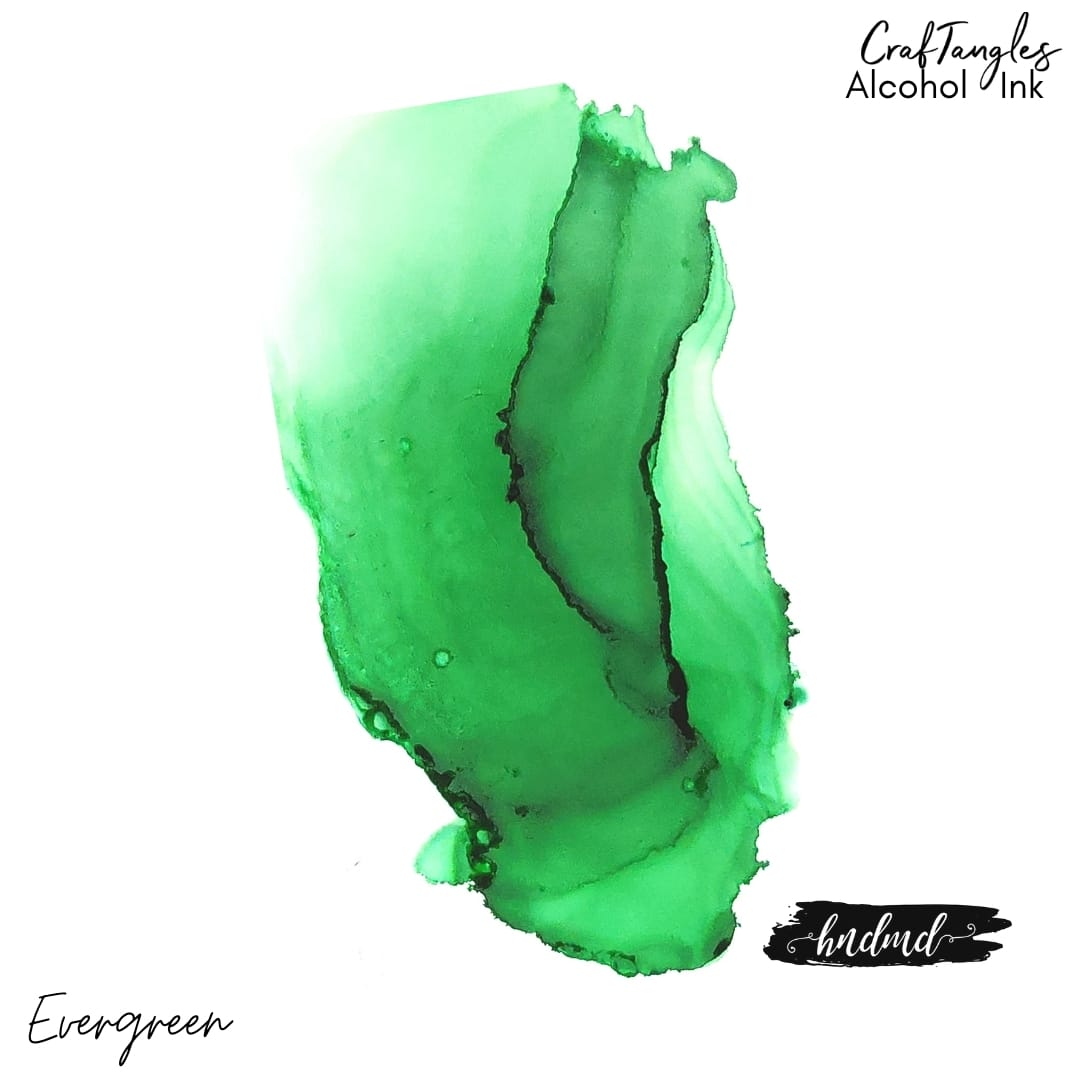 CrafTangles Alcohol Inks (15 ml) - Evergreen Evergreen craftangles alcohol ink Evergreen-craftangles-alcohol-ink