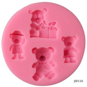 Teddy Bears Silicone Clay Mould