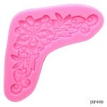 Lace Corner Silicone Clay Mould (JSF490)