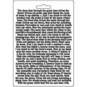 Stamperia Soft Maxi Mould A5 - Journal Calligraphy