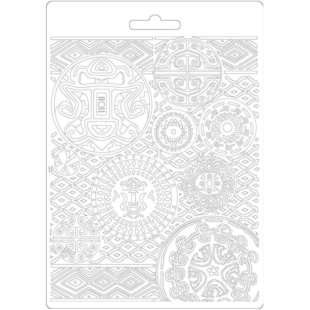 Stamperia Soft Maxi Mould A5 - Texture Amazonia K3PTA573 Stamperia Moulds Stamperia Soft Maxi Mould A5 - Texture Amazonia