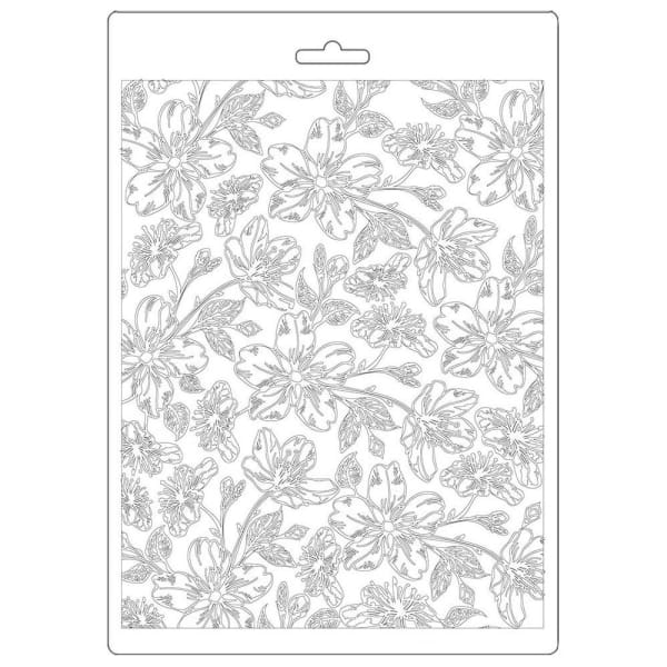 Stamperia Soft Maxi Mould A5 - Van Gogh Blossoms, Atelier Des Arts