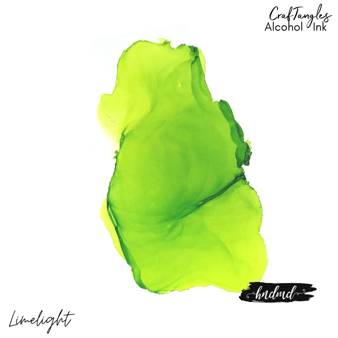 CrafTangles Alcohol Inks (15 ml) - Limelight Limelight craftangles alcohol ink Limelight-craftangles-alcohol-ink