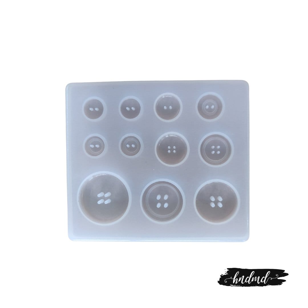 Button Silicone Mould RAWS 174 silicone moulds Button Silicone Mould