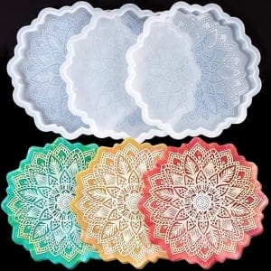 Mandala Coaster Resin Silicone Mould