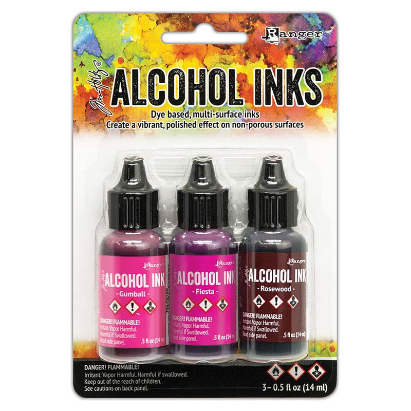 Tim Holtz Earth Tones Alcohol Inks - Pink/Red Spectrum TAK69638 tim holtz alcohol inks Tim Holtz Earth Tones Alcohol Inks - Pink/Red Spectrum