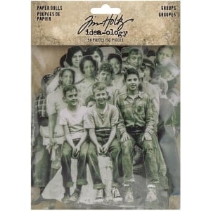 Tim Holtz Idealogy Paper Dolls Die-Cuts 50/Pkg (Groups)