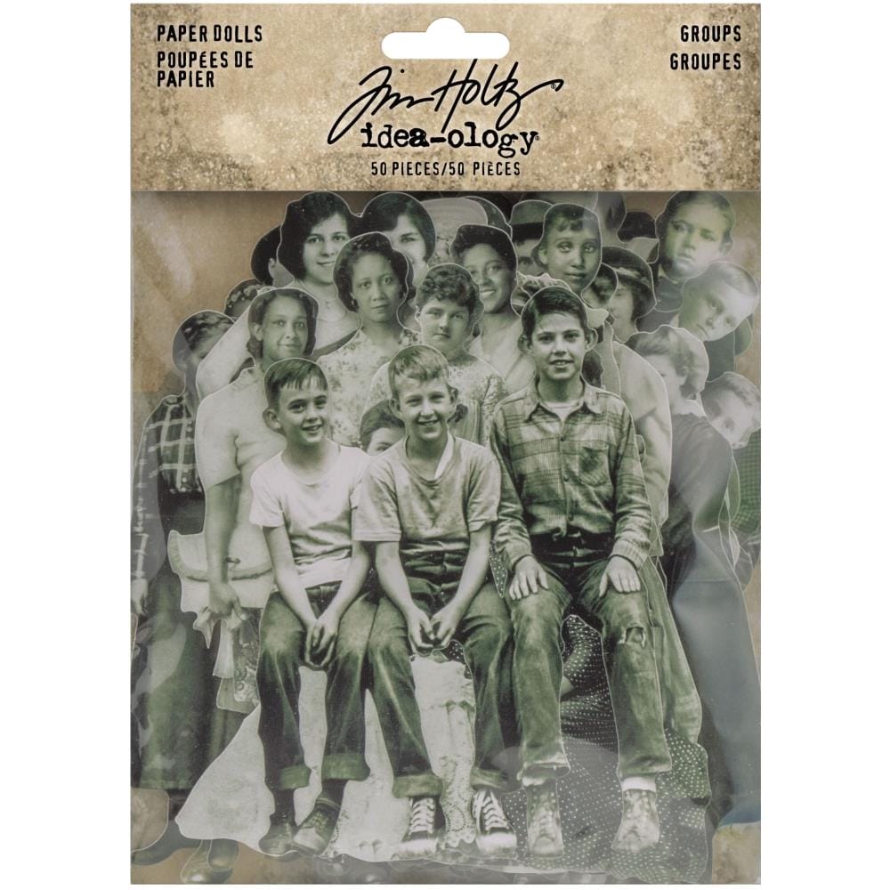 Tim Holtz Idealogy Paper Dolls Die-Cuts 50/Pkg (Groups) TH94137 idealogy paper dolls Tim Holtz Idealogy Paper Dolls Die-Cuts 50/Pkg (Groups)