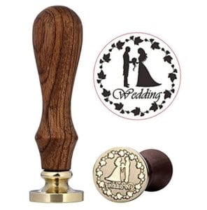 Wax Seal Stamp - Wedding Couple