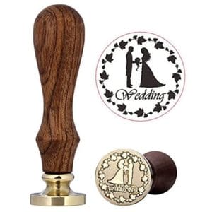 Wax Seal Stamp - Wedding Couple