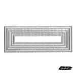 Steel Cutting Dies - Slimline - Stitched Rectangles (Set of 5 dies)