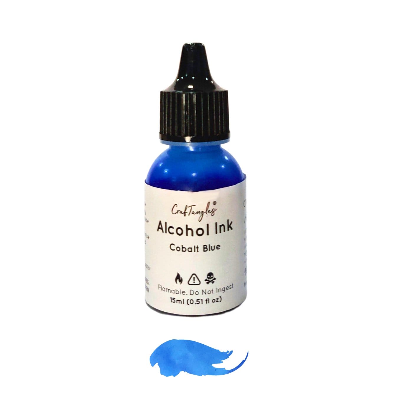 CrafTangles Alcohol Inks (15 ml) - Cobalt Blue craftangles alcohol inks cobalt blue CrafTangles Alcohol Inks (15 ml) - Cobalt Blue