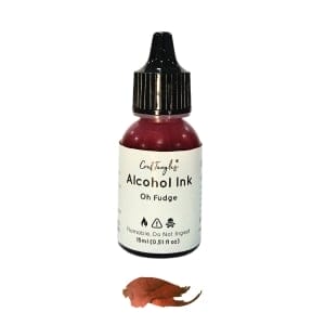 CrafTangles Alcohol Inks (15 ml) - Oh Fudge