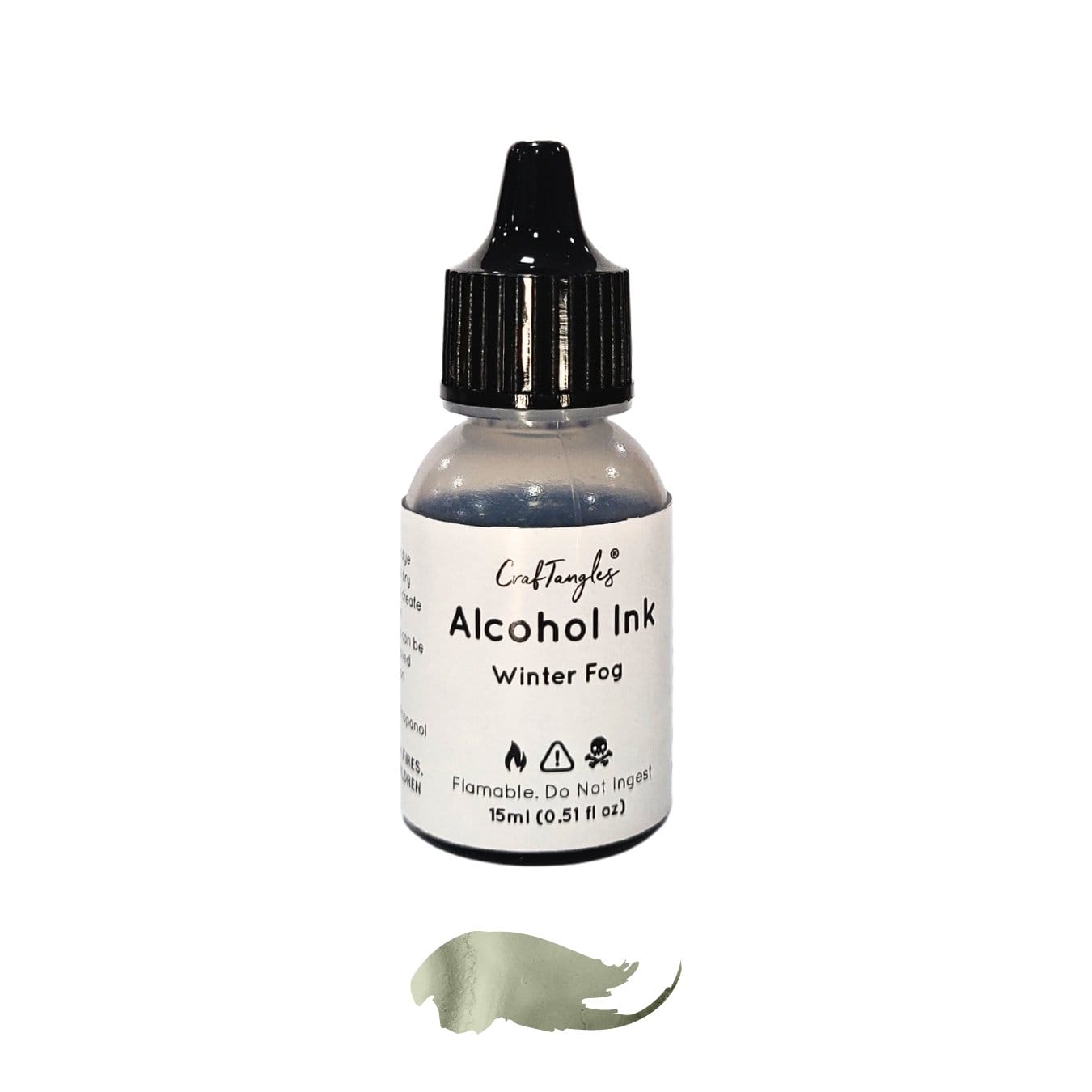 CrafTangles Alcohol Inks (15 ml) - Winter Fog craftangles alcohol inks winter fog CrafTangles Alcohol Inks (15 ml) - Winter Fog