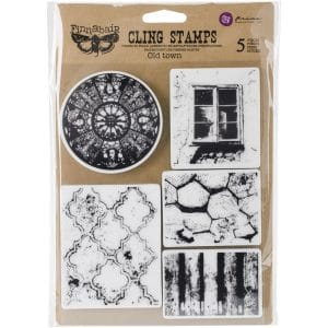 Finnabair Cling Stamps 6"X7.5" - Old Town by Prima