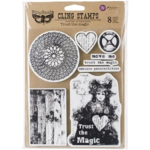 Finnabair Cling Stamps 6"X7.5" - Trust The Magic by Prima