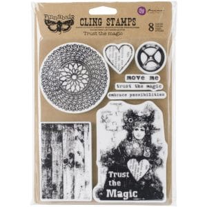 Finnabair Cling Stamps 6"X7.5" - Trust The Magic by Prima