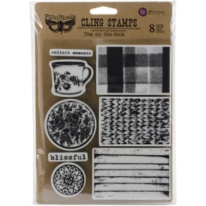 Finnabair Cling Stamps 6"X7.5" - Tea on Deck by Prima