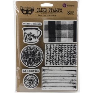 Finnabair Cling Stamps 6"X7.5" - Tea on Deck by Prima