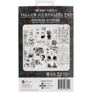 Prima Art Daily Vellum Pad 32/Pkg - Vintage Stories