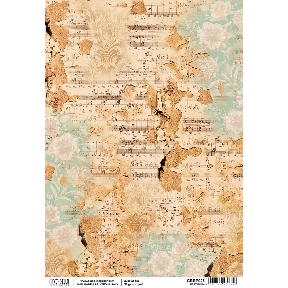 Ciao Bella Rice Paper A4 - Partitura CBRP025 Ciaobella rice paper Partitura Ciao Bella Rice Paper A4 - Partitura