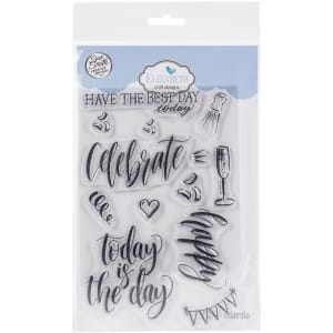 Elizabeth Crafts Clear Stamps - Celebrate