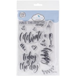 Elizabeth Crafts Clear Stamps - Celebrate