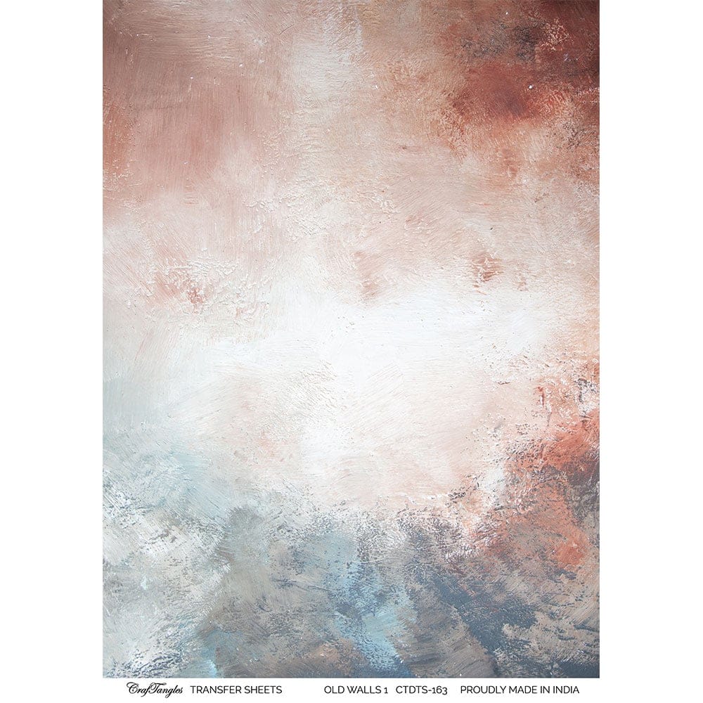 CrafTangles A4 Transfer It Sheets - Old Walls 1 CTDTS 163 CrafTangles transfer sheet Old Walls 1 CrafTangles A4 Transfer It Sheets - Old Walls 1