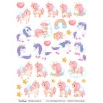 CrafTangles A4 Transfer It Sheets - Cute Unicorns