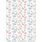 CrafTangles A4 Transfer It Sheets - Pattern Cute Dinosaurs