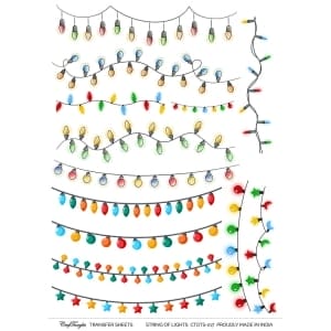 CrafTangles A4 Transfer It Sheets - Lights