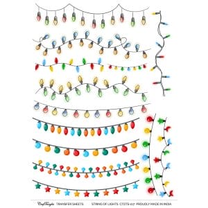 CrafTangles A4 Transfer It Sheets - Lights