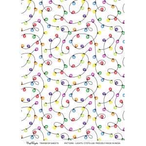 CrafTangles A4 Transfer It Sheets - Pattern Lights