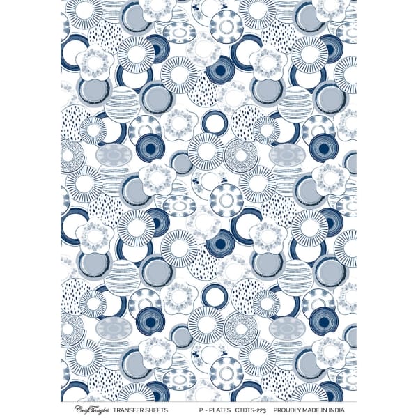 CrafTangles A4 Transfer It Sheets - Pattern Plates