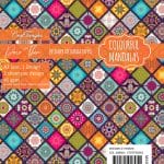 CrafTangles Deco Thin Decoupage Paper A3 (45 gsm) - Colourful Mandalas - 2 sheets